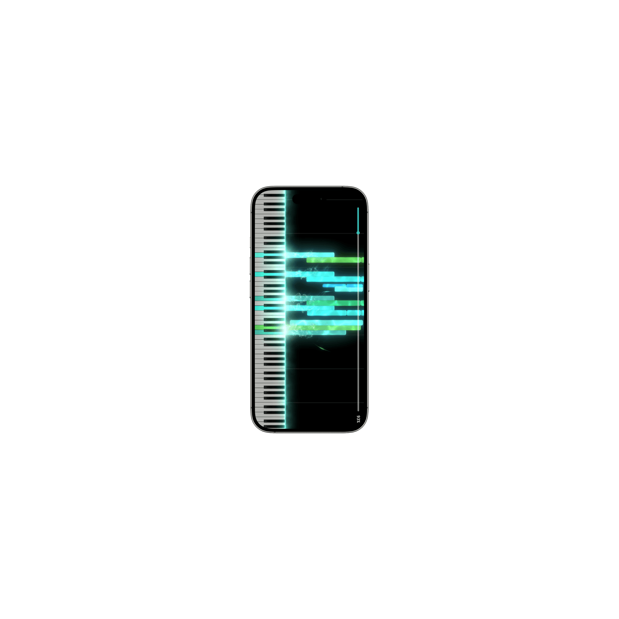 Music learning app interface