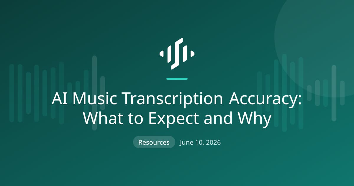 What drives AI music transcription accuracy: audio quality, polyphony, and instrument type, and how it compares to manual work