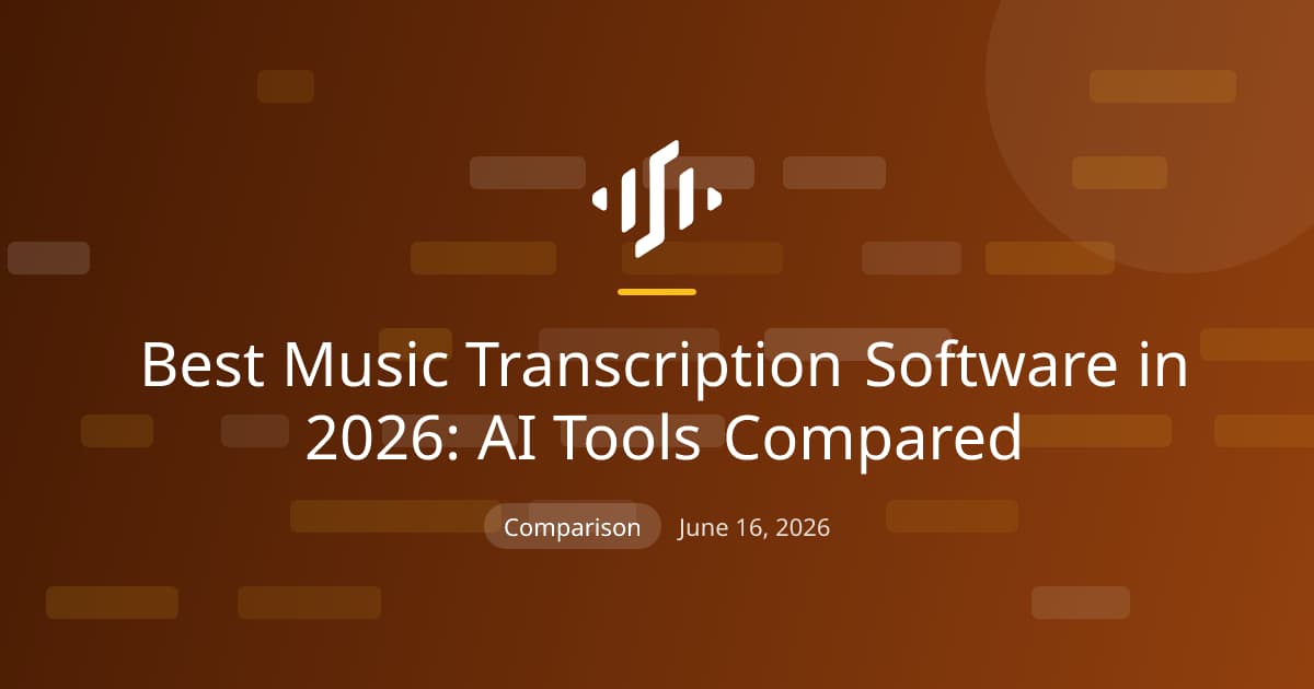 Music transcription software in 2026: AI and assistive tools compared on accuracy, editing, and free tiers