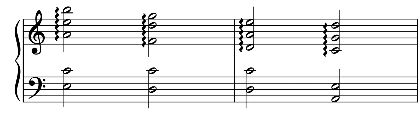 Arpeggio line example showing how to expand interval range for intermediate players
